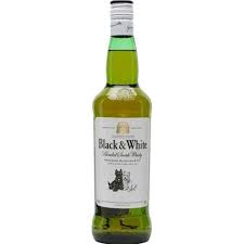 black and white 750ml